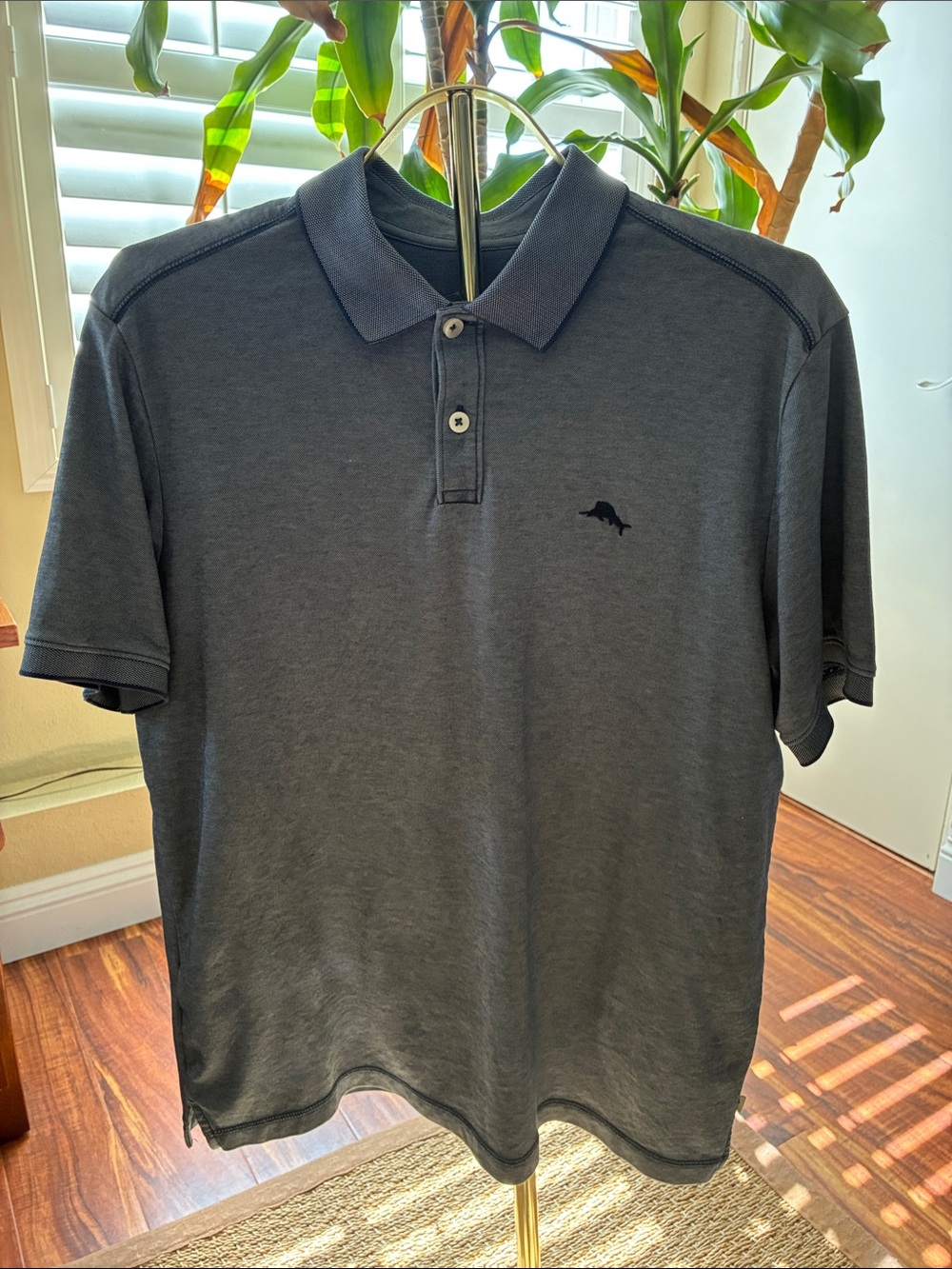 Tommy Bahama Men's Polo -Navy Blue